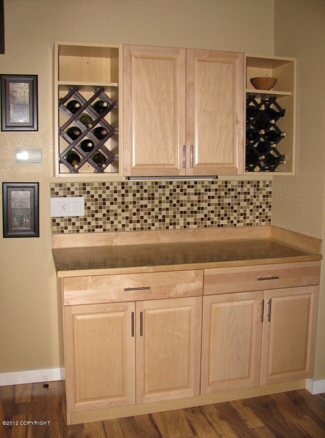 Built In Wine/Buffet Bar