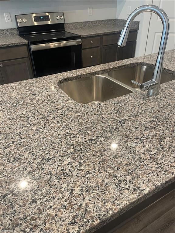 Granite Counters in Kitchen and Bath