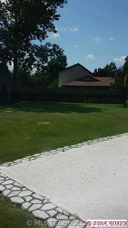 New sodded yard.