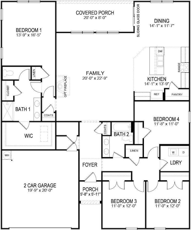 Denton Floor Plan Horton E