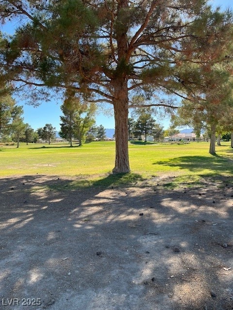 View of golf course and mature trees