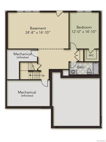 Finished Basement with 5th Bedroom and Full Bath