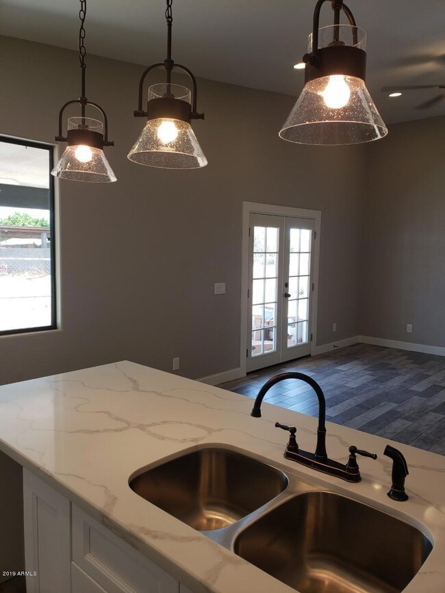 Boise new build dining living with door