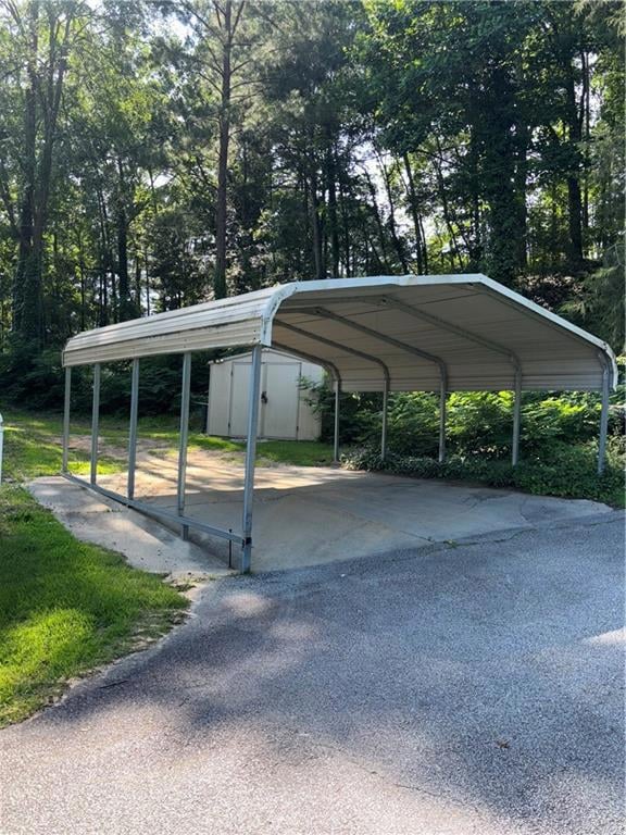 2 car carport with additional parking