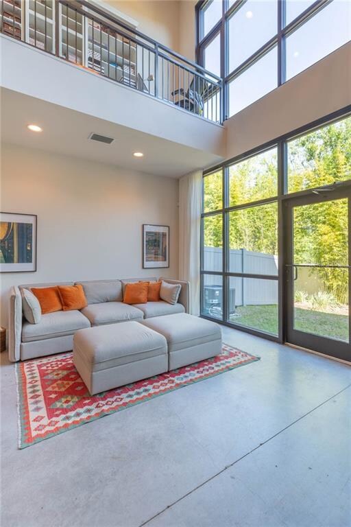 Living Room & Loft View