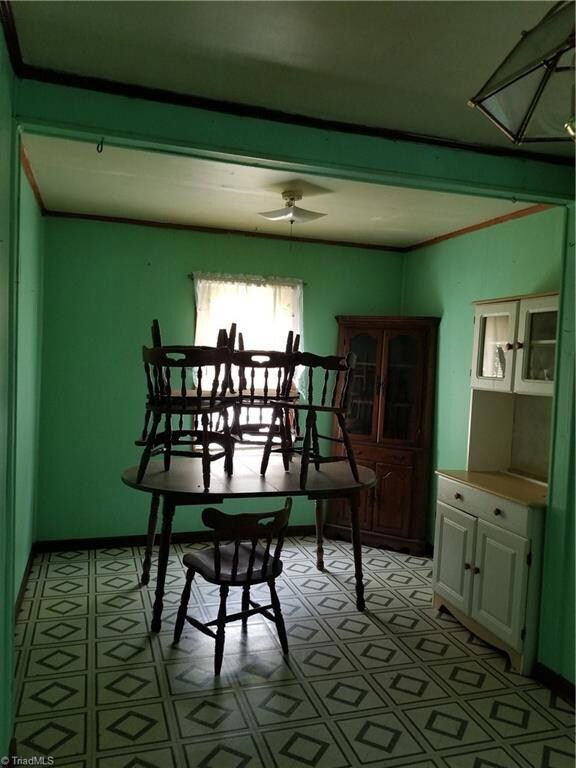 Dining area in the kitchen