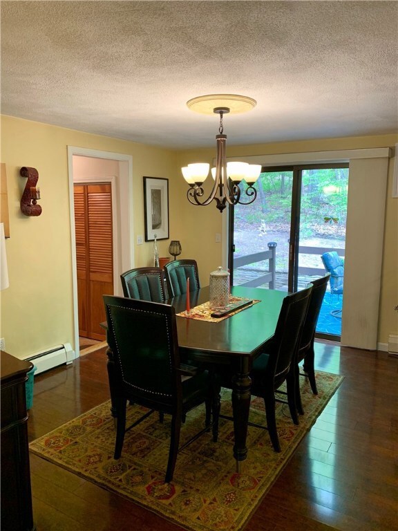 Dining room off kitchen and patio deck