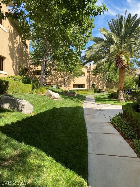 Pathways leading to the unit