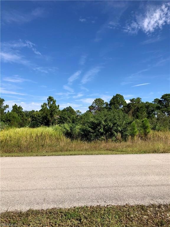 Looking across street from property