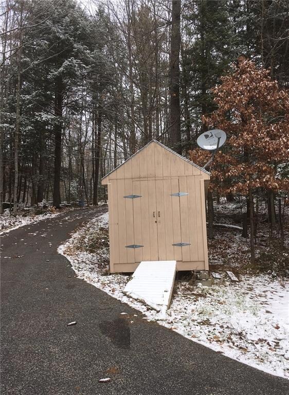 A shed for convenient storage