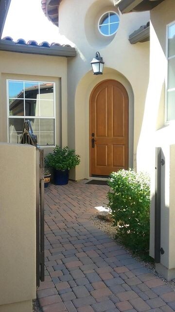 Gated Front Courtyard