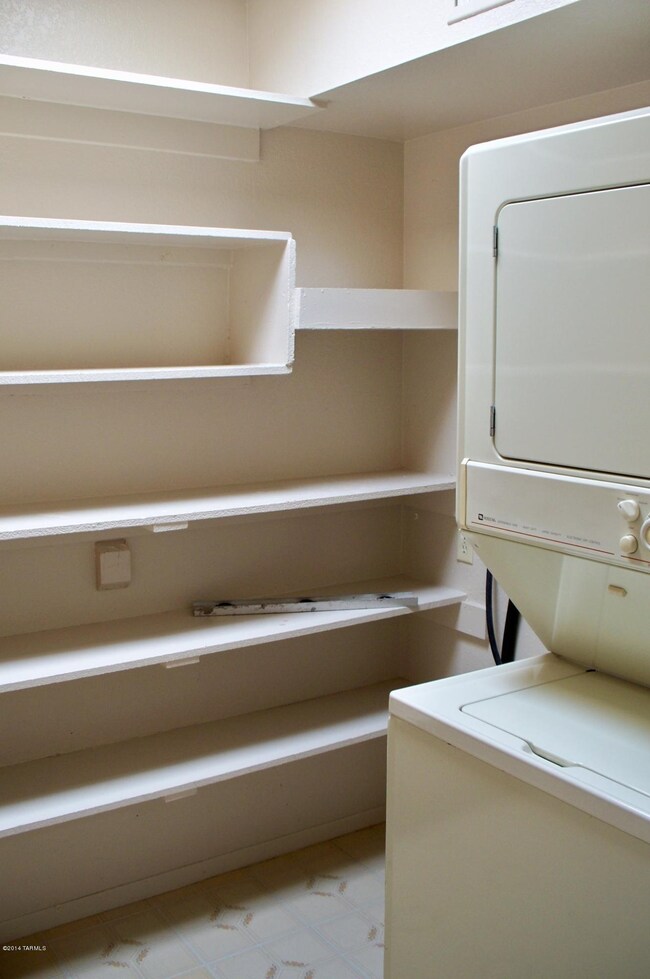 Super-sized pantry/laundry room!