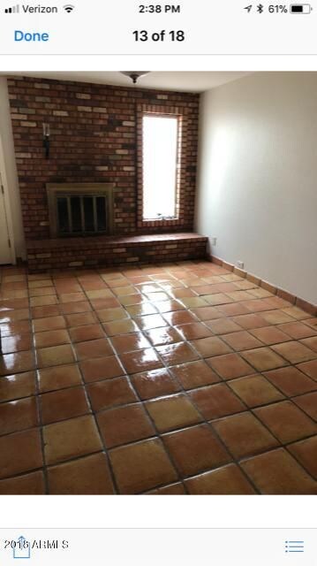 View of tile in family room