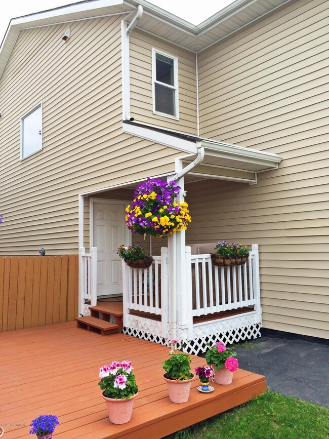 Shared front cedar deck