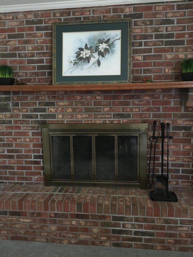 Fireplace in Living Room seaside landing