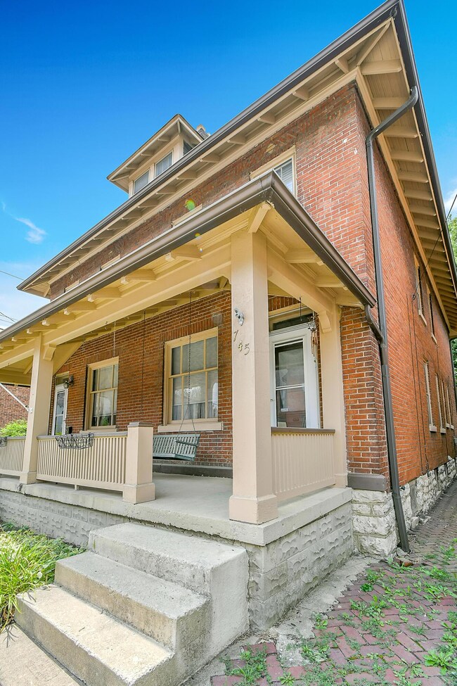 Covered front porch