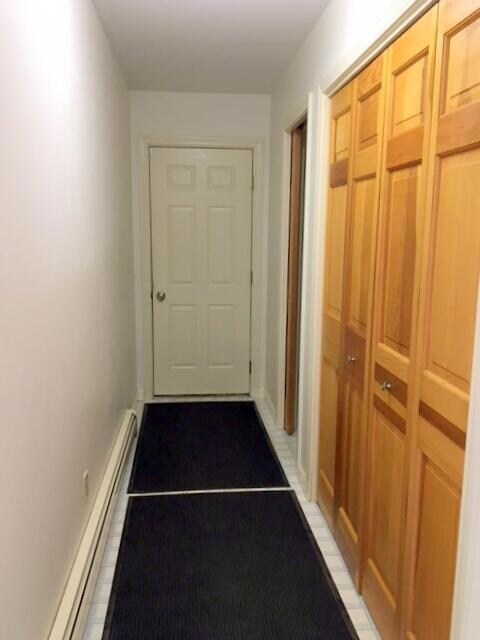 Hallway from garage to kitchen