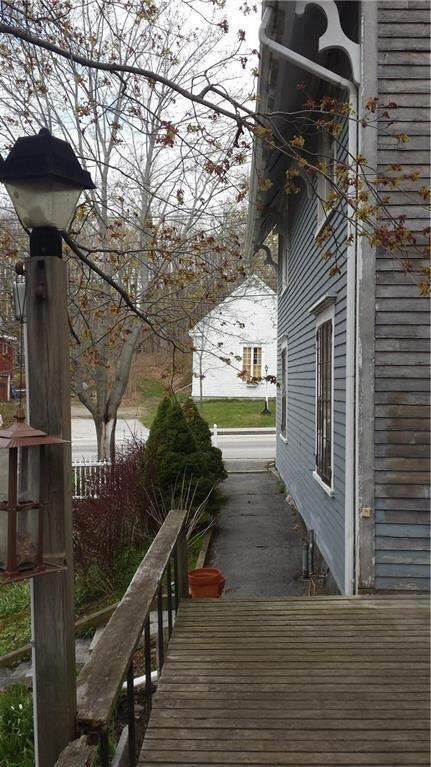 Looking toward Main Street from deck.