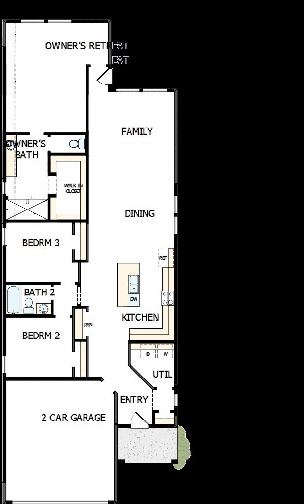 Creedmont Floor plan