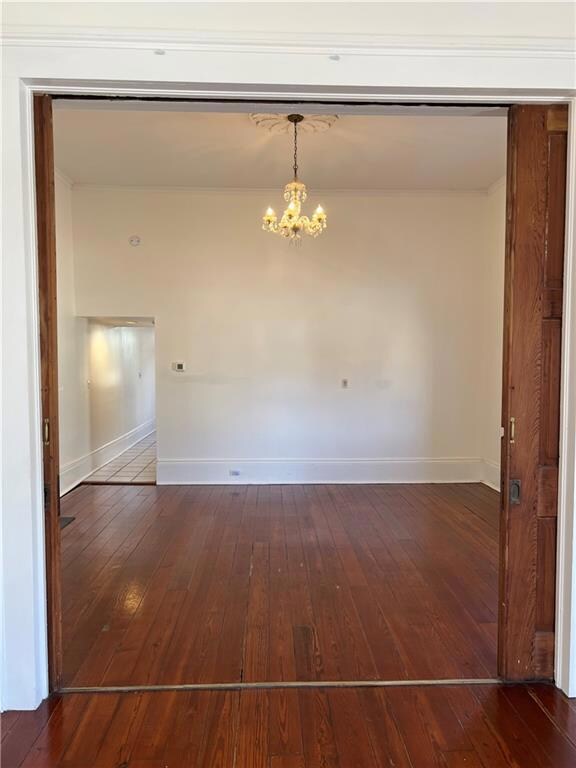 Bedroom with working pocket doors