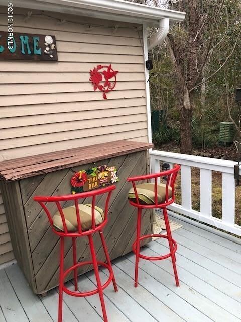 Deck off back