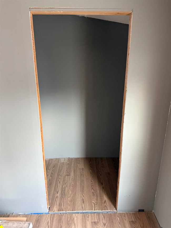 was a bedroom closet
