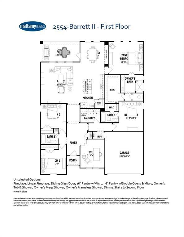 Barrett II - Floor Plan