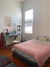 Large sunny bedroom