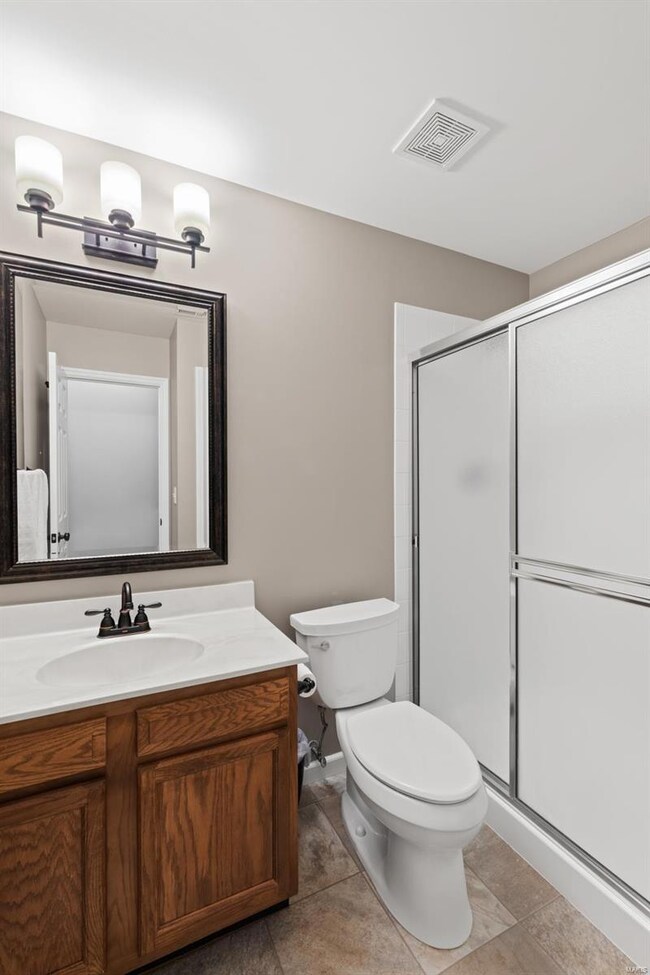 Nicely updated bathroom.
