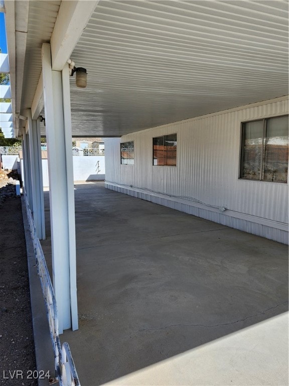 View of patio