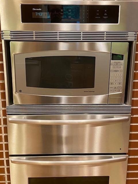 Thermador built in oven, microwave and w