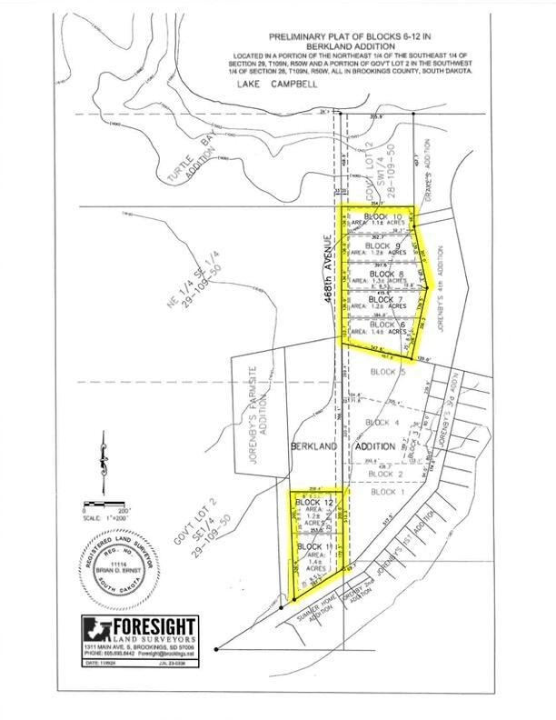 Berkland Addition Plat Map