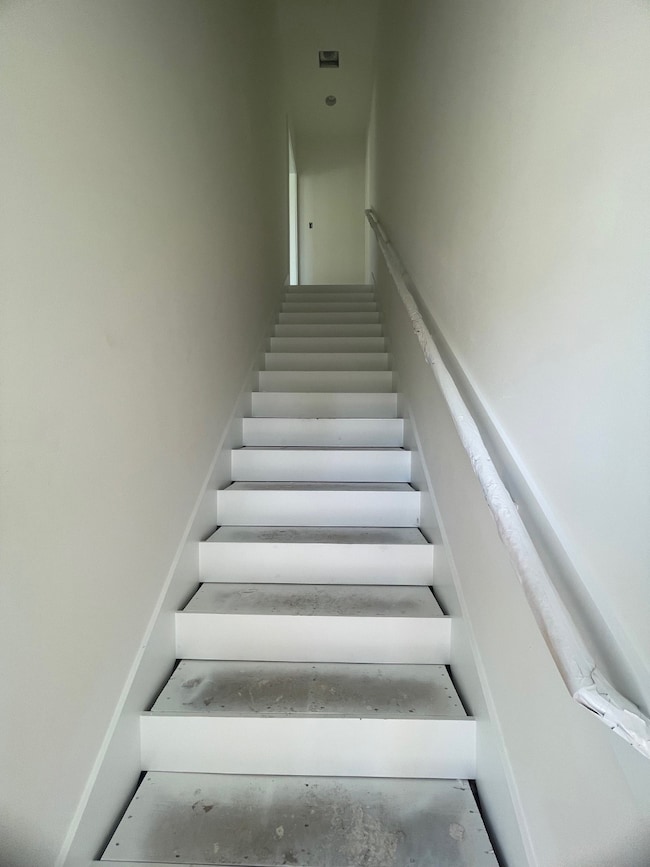 Stairs to upstairs unit