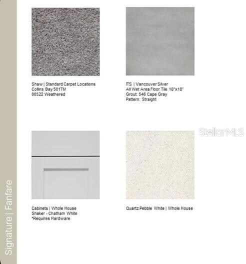 Design options added include: tile flooring throughout the first floor and elegant quartz countertops.
