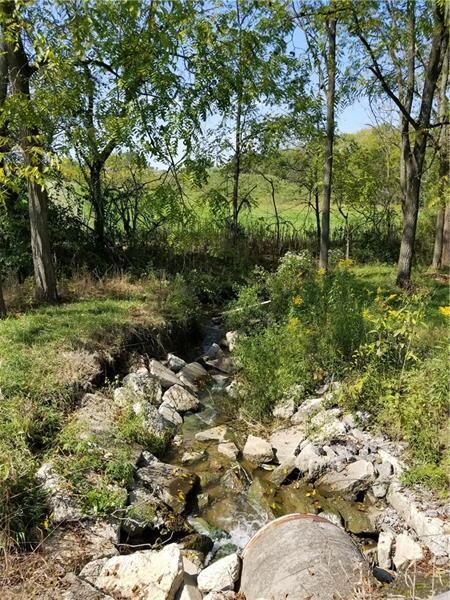 Creek running through property.  Rt 136 is approxi