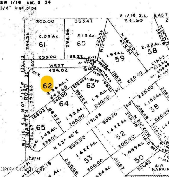 DNR Survey of Lot