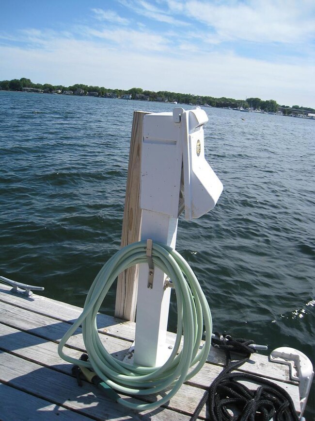 Water and Electric on Permanent Dock