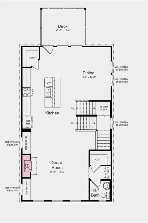 First Floor Plan - Structural Options Added Includ