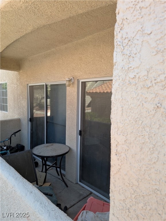 View of patio