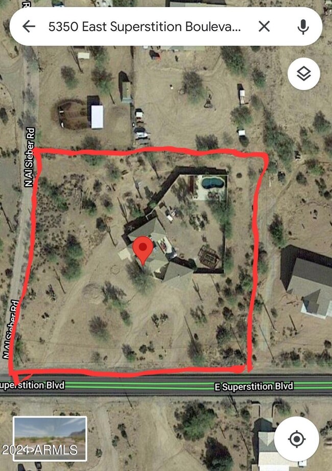 land 2.5 acres