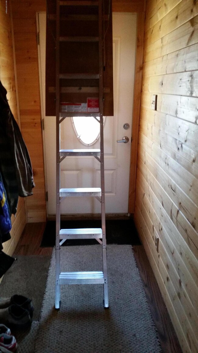 Cabin Attic Entrance