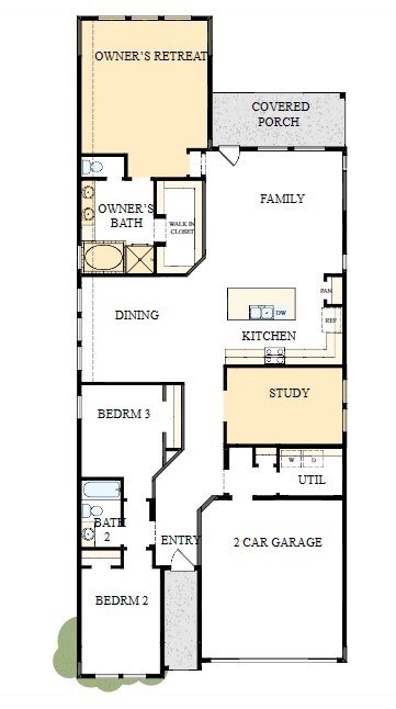 The success of a floorplan is the way you can move