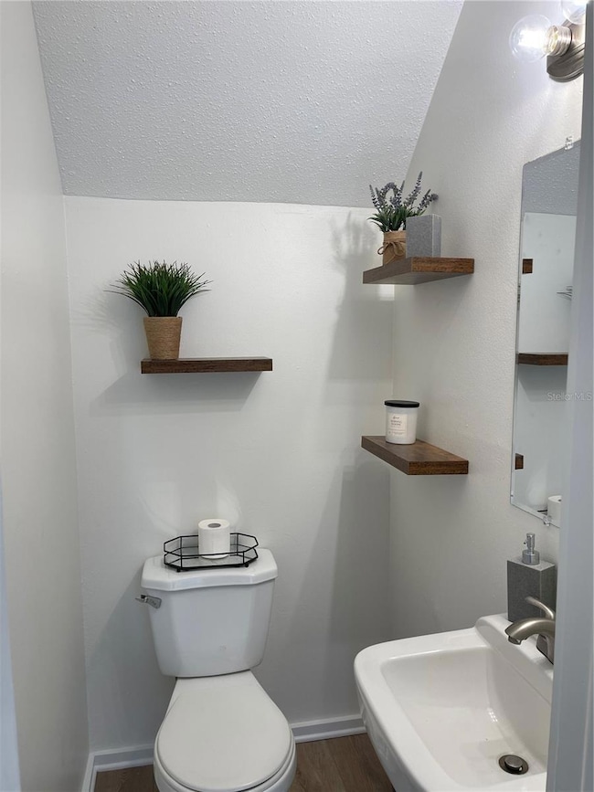 Half bath on the main floor.