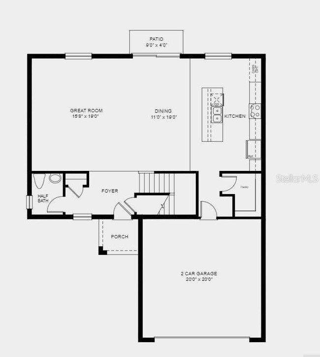 Design options include: Quartz Countertops, 18 x 18 ceramic tile on first floor.