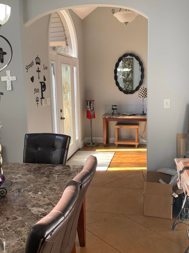Entryway view from formal dining