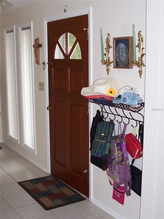 Entrance with Tile Flooring