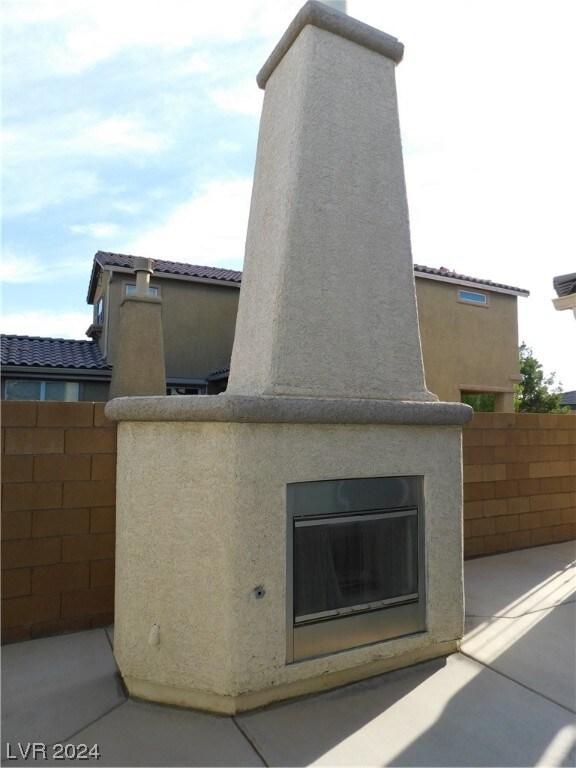 Courtyard Fireplace