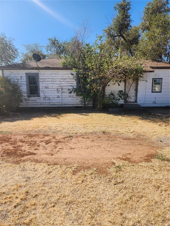 View of back of property