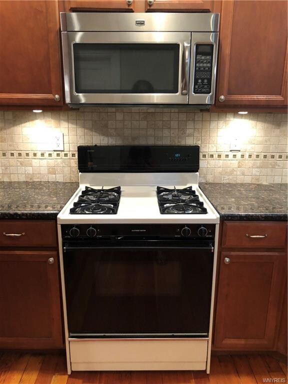 Gas stove and microwave