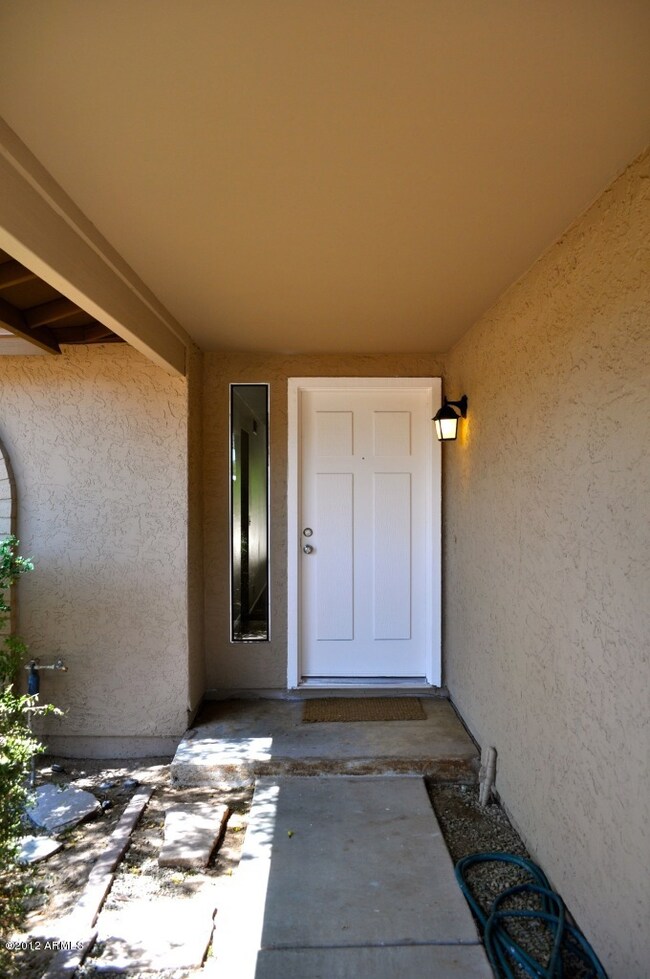 Inviting front entry.
